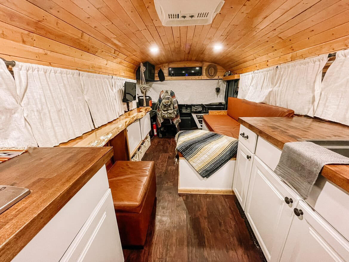 SkoolieRV-TimeToGoAdventure-Interior5 Featured Build - Time To Go Adventure