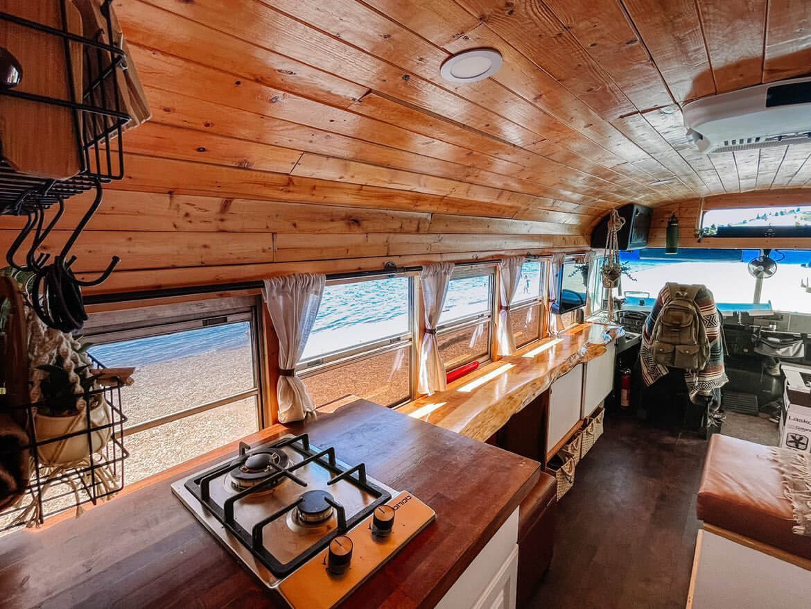 SkoolieRV-TimeToGoAdventure-Interior6 Featured Build - Time To Go Adventure