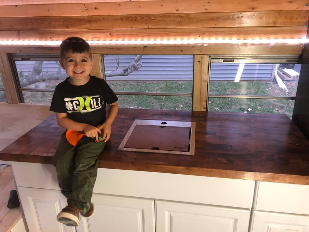 SkoolieRV-TimeToGoAdventure-Interior8 Featured Build - Time To Go Adventure