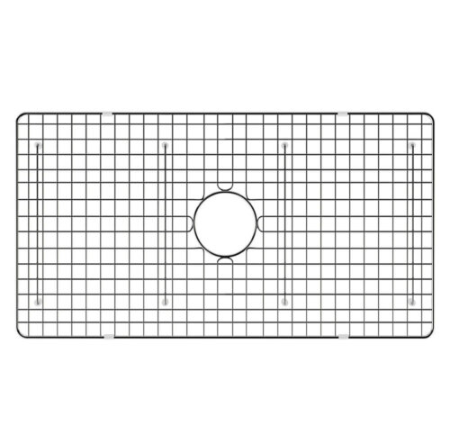 Ruvati Stainless Steel Bottom Rinse Grid Replacement for RVL2100WH Fireclay Kitchen Sink - RVA621009