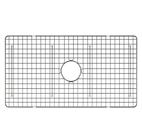 Ruvati Stainless Steel Bottom Rinse Grid Replacement for RVL2300WH Fireclay Kitchen Sink - RVA623009