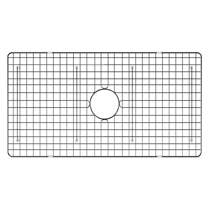 Ruvati Silicone Bottom Grid Sink Mat for RVG1302 and RVG2302 Sinks - Gray - RVA41302GR