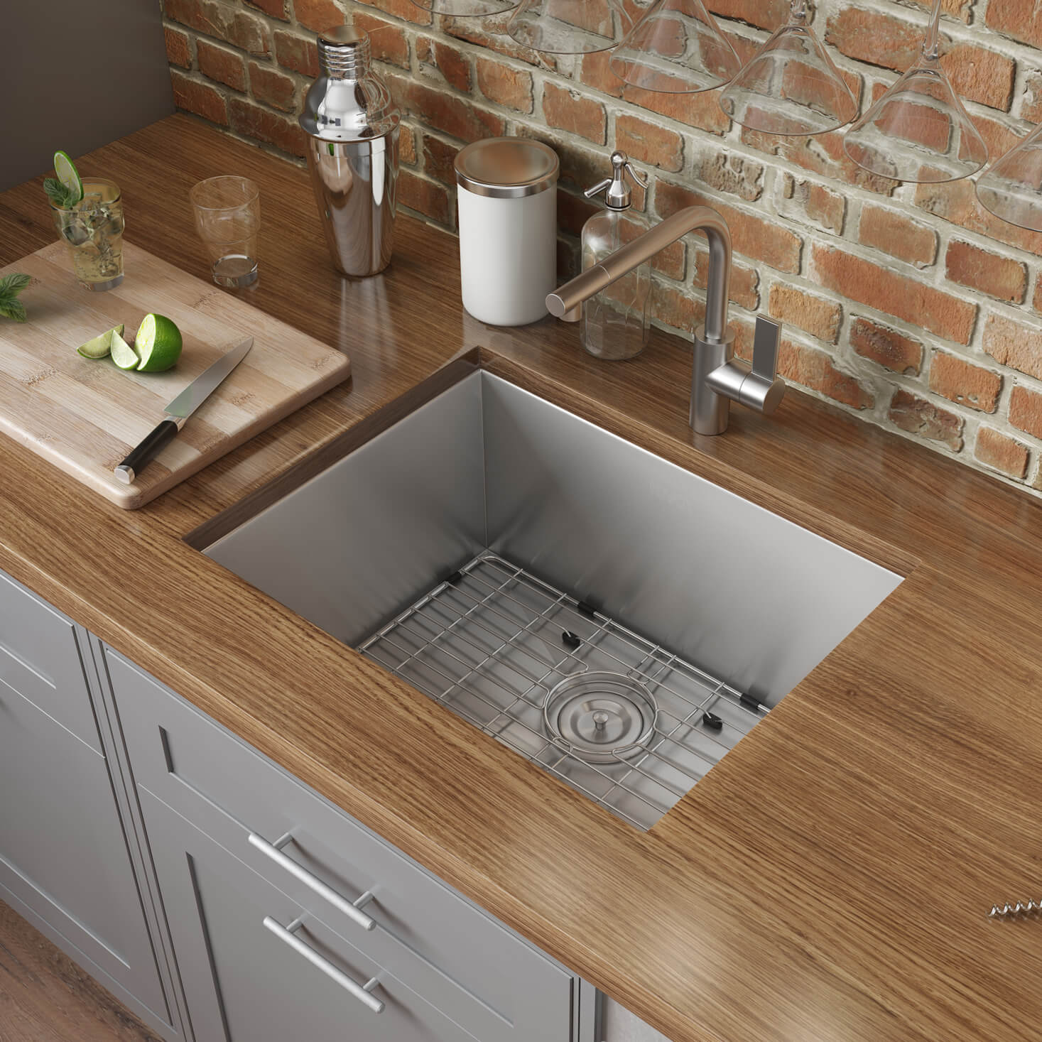 stainless steel kitchen sinks