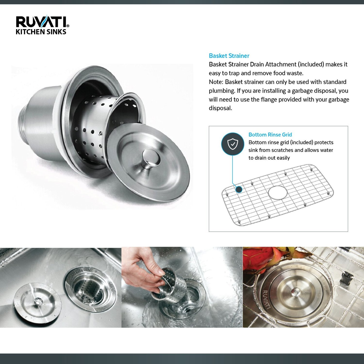 32 Inch Undermount 50 50 Double Bowl Tight Radius 16 Gauge Stainless Steel Kitchen Sink Ruvati Usa