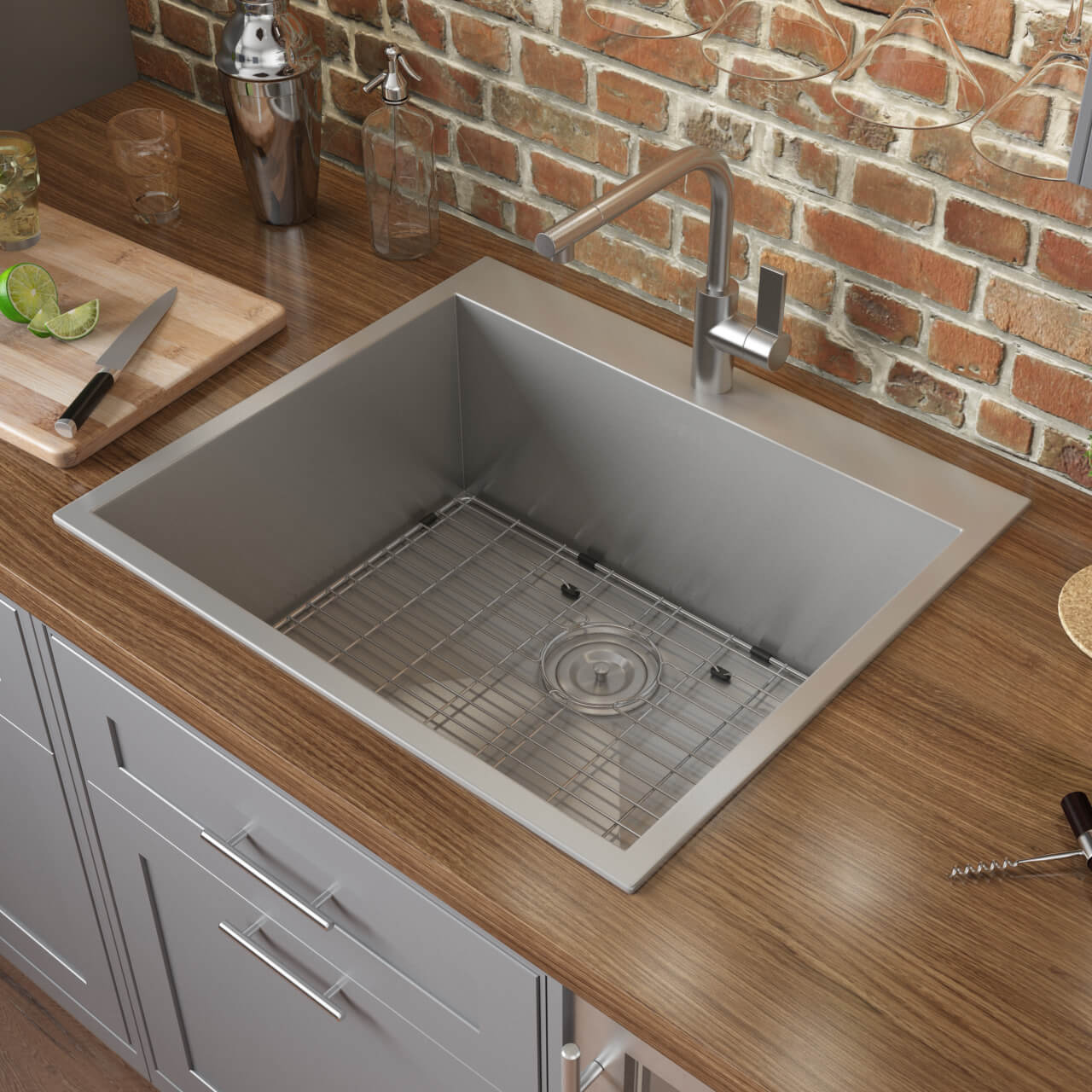 Kitchen Sink Topmount Stainless Steel
