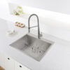 Ruvati 25" Drop-in Topmount 16 Gauge Stainless Steel Single Bowl Kitchen Sink - RVH8010