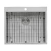 Ruvati 25" Drop-in Topmount 16 Gauge Stainless Steel Single Bowl Kitchen Sink - RVH8010
