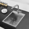Ruvati 15 x 20 inch Drop-in Topmount Bar Prep Sink 16 Gauge Stainless Steel Single Bowl - RVH8110