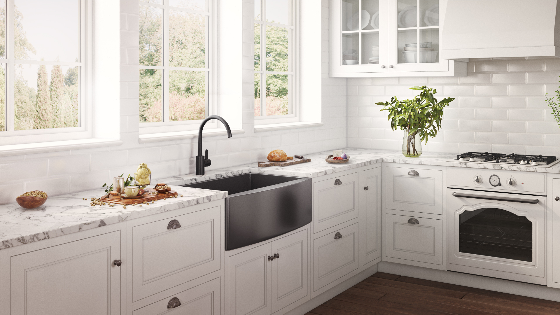 33 Inch Apron Front Farmhouse Kitchen Sink Gunmetal Black Matte Stainless Steel Single Bowl Ruvati USA 33 Inch Apron Front Farmhouse Kitchen Sink Gunmetal Black Matte Stainless Steel Single Bowl Ruvati USA
