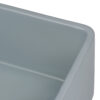 Ruvati 30 x 20 inch Fireclay Reversible Farmhouse Apron-Front Kitchen Sink Single Bowl - Horizon Gray - RVL2100GR