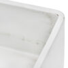 Ruvati 33 x 20 inch Fireclay Reversible Farmhouse Apron-Front Kitchen Sink Specialty Finish - Distressed White - RVL2300SW