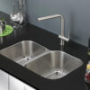 Ruvati 32-inch Undermount 40/60 Double Bowl 16 Gauge Stainless Steel Kitchen Sink - RVM4315