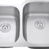 Ruvati 32-inch Undermount 40/60 Double Bowl 16 Gauge Stainless Steel Kitchen Sink - RVM4315