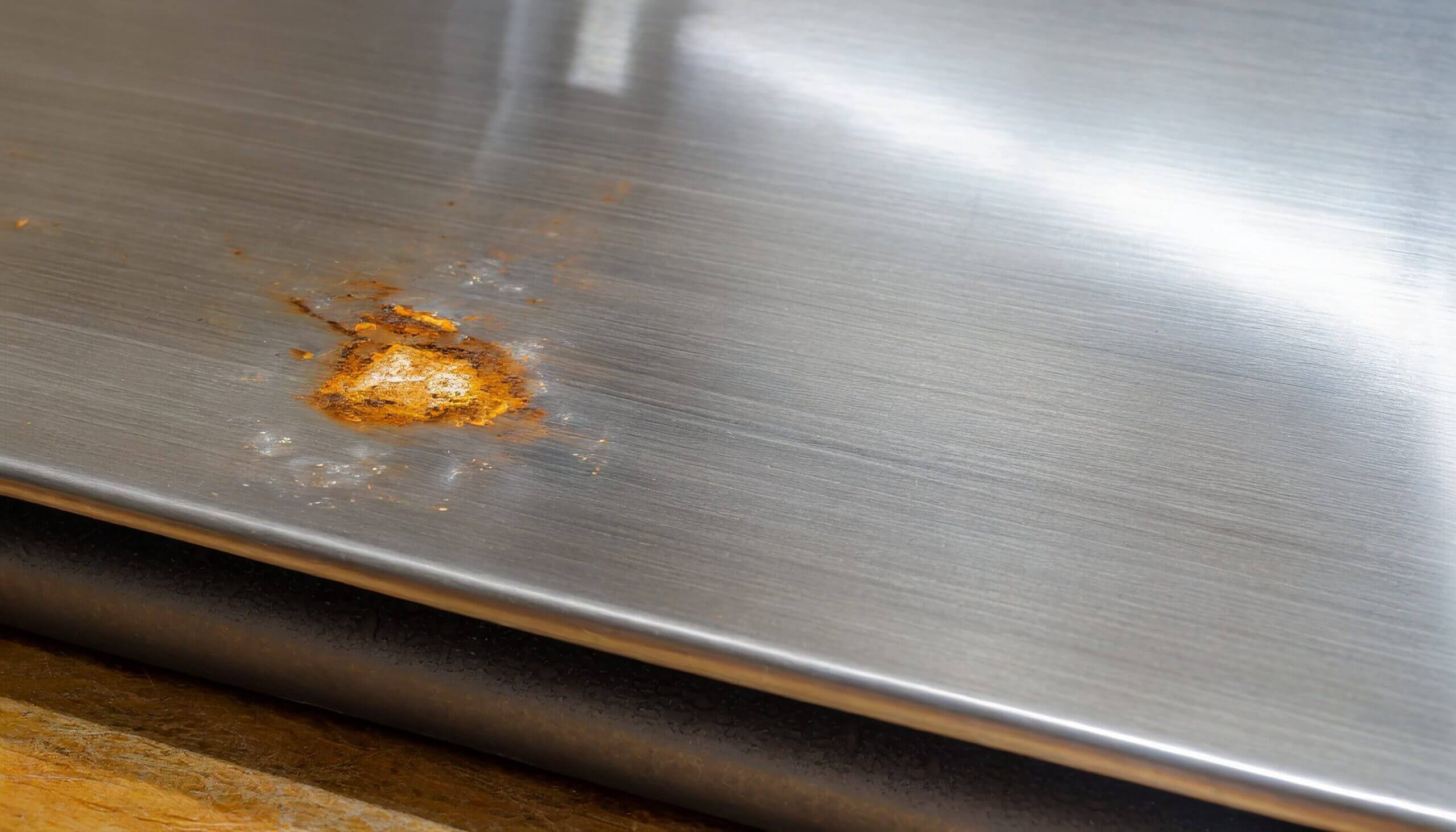 Remove Stainless Steel Sink Scratches DIY - The Carpenter's Daughter