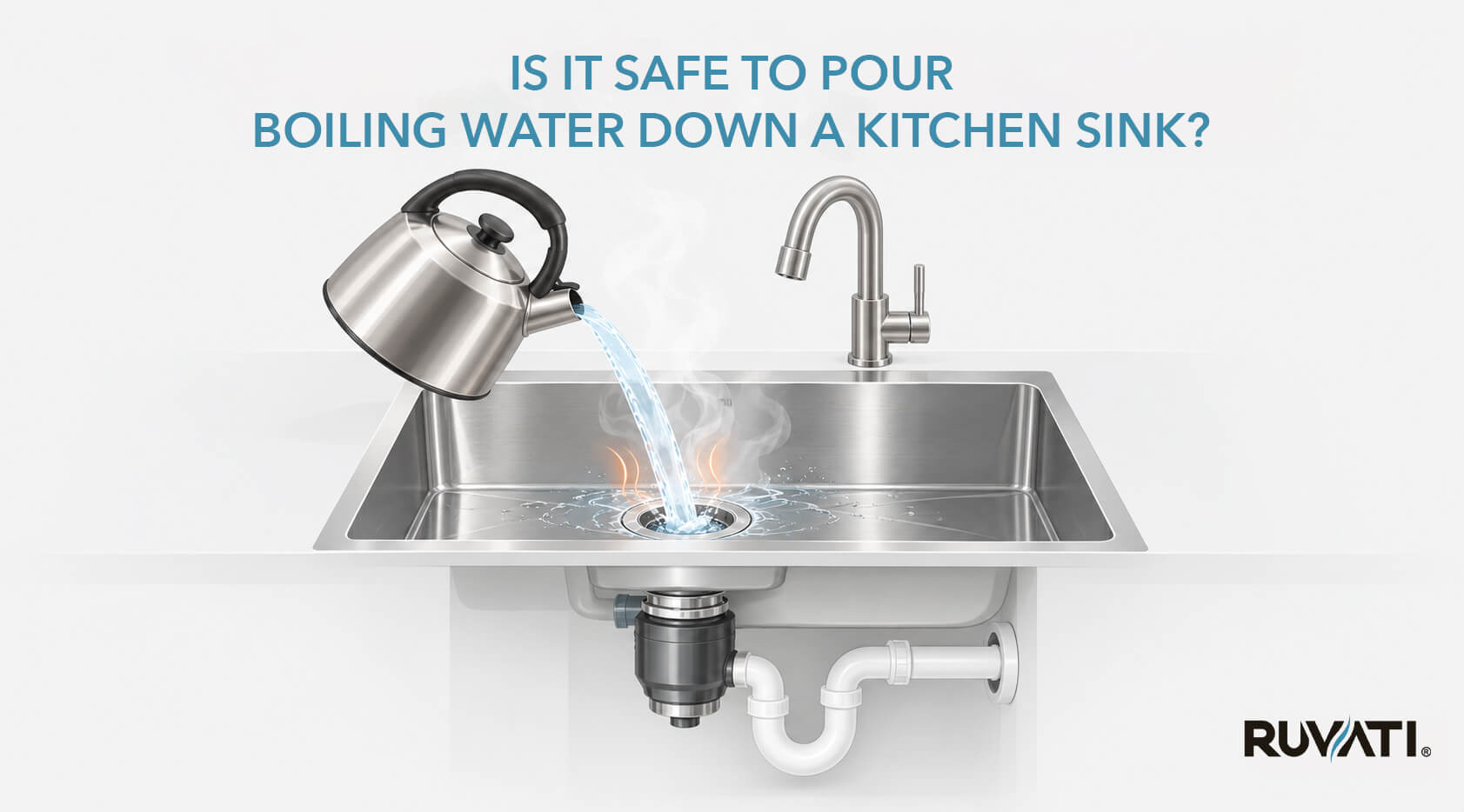 Is It Safe to Pour Boiling Water-01 Is It Safe to Pour Boiling Water Down Kitchen Sink?