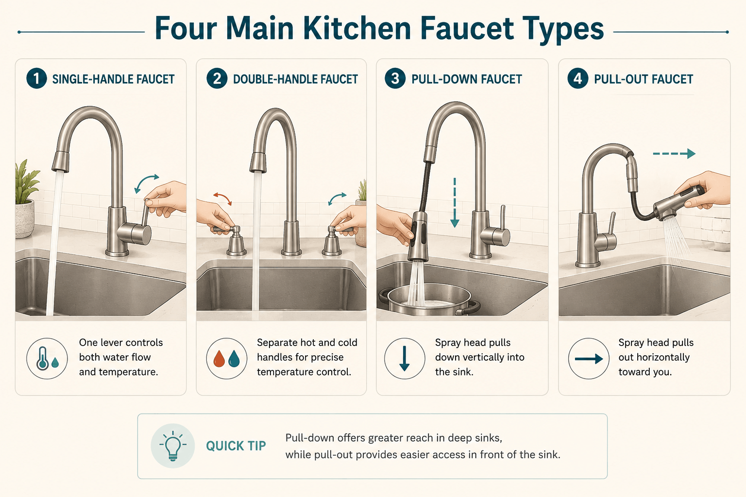 Kitchen-Faucet-Buying-Guide-02 Kitchen Faucet Buying Guide: Detailed and Practical Steps for Homeowners