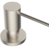 Ruvati Knurling Pattern Textured Soap Dispenser Pump Solid Metal in Brushed Nickel Stainless Steel - RVA1015BN