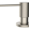 Ruvati Knurling Pattern Textured Soap Dispenser Pump Solid Metal in Brushed Nickel Stainless Steel - RVA1015BN