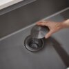 Ruvati Drain Cover for Kitchen Sink and Garbage Disposal - Gunmetal Black Stainless Steel - RVA1035BL