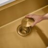 Ruvati Drain Cover for Kitchen Sink and Garbage Disposal - Brushed Gold Stainless Steel - RVA1035GG