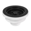 Ruvati Kitchen Sink Basket Strainer Drain Assembly - Matte Black - RVA1038BL