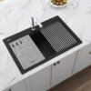 Ruvati Composite Cutting Board for Granite Workstation Sinks - Textured Concrete finish - RVA1202CR Ruvati Composite Cutting Board for Granite Workstation Sinks - Textured Concrete finish - RVA1202CR