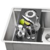 Ruvati LedgeFit Bartender's Board Mixology Drink Cocktail Shaker Workstation Sink Accessory in Black Composite - RVA1236BWC