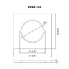 Ruvati 17 x 16 inch Dual-Tier Replacement Wood platform for Ruvati Workstation Mixing Bowl and Colander - RVA1244 Ruvati 17 x 16 inch Dual-Tier Replacement Wood platform for Ruvati Workstation Mixing Bowl and Colander - RVA1244