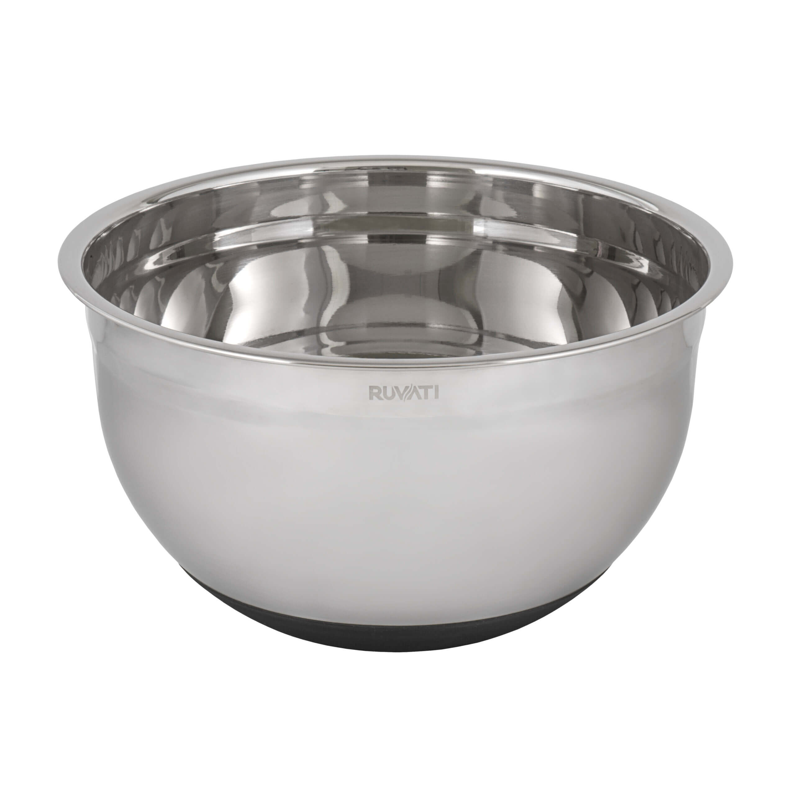 Ruvati Mixing Bowl and Colander with Black Composite Platform