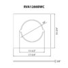 Ruvati Mixing Bowl and Colander with Black Composite Platform (complete set) for Workstation Sinks - RVA1288BWC