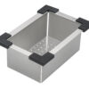 Ruvati replacement colander for RVH8215 sink - Stainless Steel with Plastic Corners - RVA1315