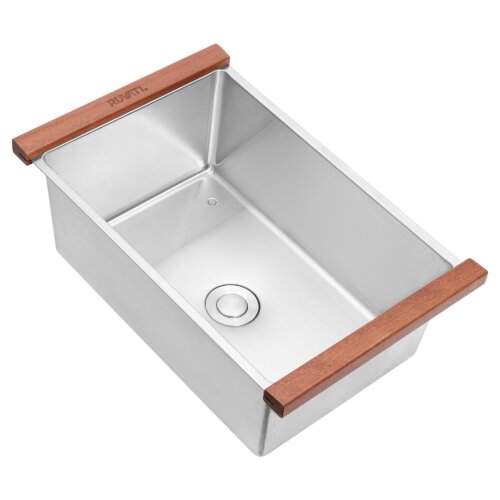 Ruvati LedgeFit Dish Soaking Tub Add-on Bowl Hanging Workstation Sink Accessory - RVA1320