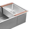 Ruvati LedgeFit Dish Soaking Tub Add-on Bowl Hanging Workstation Sink Accessory - RVA1320