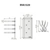 Ruvati LedgeFit Baby Bottle Holder Glass Cup Drying Rack Workstation Sink Sliding Accessory - RVA1329