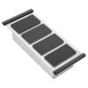 Ruvati LedgeFit Ice Chilled Condiment Tray Cocktail Bartender Bowl with Black Composite Covers Workstation Sink Accessory- RVA1378BWC