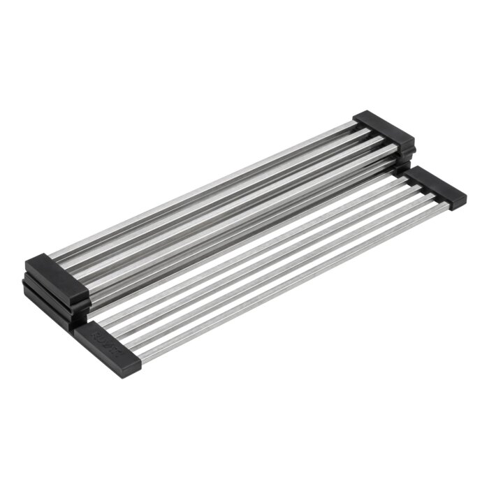 Ruvati Stainless Steel Foldable Drying Rack Replacement for epiRock Workstation Sinks - RVA1394