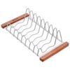 Ruvati LedgeFit Dish Drying Rack Drainer Plate Cup Holder Workstation Sink Top Sliding Accessory Stainless Steel - RVA1545