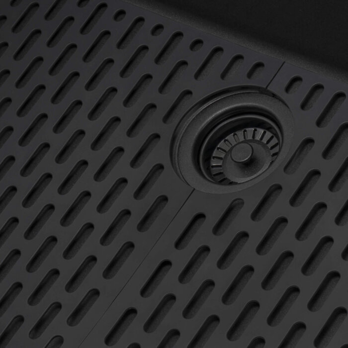 Ruvati Silicone Bottom Grid Sink Mat for RVG1080 and RVG2080 Sinks - Black - RVA41080BK