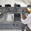 Ruvati Silicone Bottom Grid Sink Mat for RVG1033 and RVG2033 Sinks - Grey - RVA41033GR