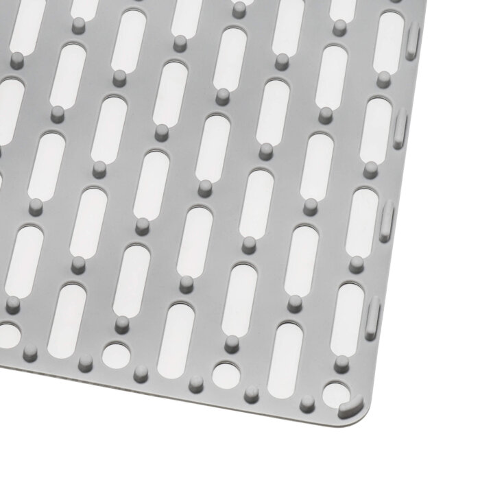 Ruvati Silicone Bottom Grid Sink Mat for RVG1385 and RVG2385 Sinks - Gray - RVA41385GR