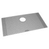 Ruvati Silicone Bottom Rinse Grate Sink Mat for Gravena RVH7300 Sink - Gray - RVA47300GR