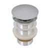 Ruvati Umbrella Style Push Pop-up Drain for Bathroom Sinks without Overflow - Chrome Finish - RVA5102CH