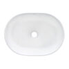 Ruvati 24 x 16 inch Bathroom Vessel Sink White Oval Above Vanity Countertop Porcelain Ceramic - RVB0424