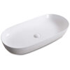 Ruvati 32 x 16 inch Bathroom Vessel Sink White Oval Above Counter Vanity Porcelain Ceramic - RVB0432 Ruvati 32 x 16 inch Bathroom Vessel Sink White Oval Above Counter Vanity Porcelain Ceramic - RVB0432