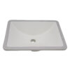 Biscuit Rectangular Undermount Bathroom Sink