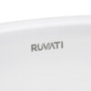 Ruvati 18 x 12-3/4 inch Undermount Bathroom Sink White Rectangular Porcelain Ceramic with Overflow - RVB0720 Ruvati 18 x 12-3/4 inch Undermount Bathroom Sink White Rectangular Porcelain Ceramic with Overflow - RVB0720
