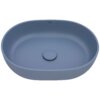 Ruvati 19-inch Pacific Blue epiStone Solid Surface Modern Bathroom Vessel Sink - RVB2119LE