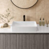 Ruvati 24 x 16 inch Bathroom Vessel Sink White Rectangular Above Counter Porcelain Ceramic - RVB2416