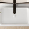 Ruvati 24 x 16 inch Bathroom Vessel Sink White Rectangular Above Counter Porcelain Ceramic - RVB2416