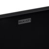 Ruvati 23-inch Matte Black epiStone Solid Surface Modern Bathroom Vessel Sink - RVB2550BK